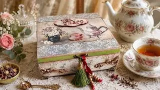 Thumbnail: 🌸 Shabby Chic Vintage Tea Box | Handmade Decoupage Tea Box ☕ #decoupage #diy #shabbychic #teabox