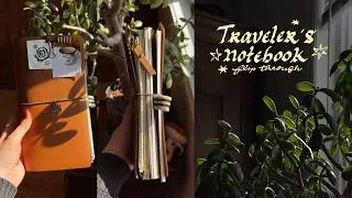 Thumbnail: traveler's notebook flip through ✸ two years later