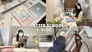 Thumbnail: Late Night Study Routine 🤎 Cozy Room Reset, Matcha & Desk Essentials