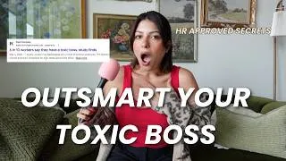 Thumbnail: How to Outsmart Your Toxic Boss Using HR Tactics They Don't Want You to Know.