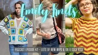 Thumbnail: Knitting Podcast Ep. 42 | A Newfound Addiction to Socks and Lots of New WIPs