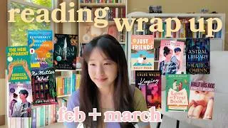Thumbnail: feb and march reading wrap up 💫