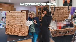 Thumbnail: SURPRISING my mom WITH A GIFT BASKET to celebrate 75 soft challenge! 🫶🏼