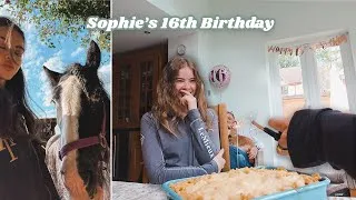 Thumbnail: Sophie turns 16😭 sweet 16 birthday vlog! 🥳