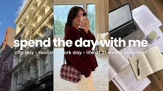 Thumbnail: Day in My Life While Pregnant | NYC Meetings, Anxiety Mornings, Iron IV & Family Travel