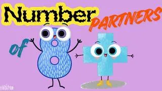 Thumbnail: Gus the Plus | Addition Number Partners of 8 Song | Addition Problems that make EIGHT