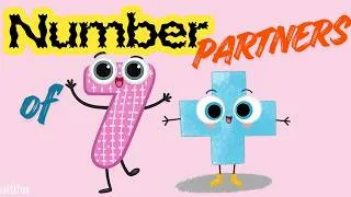 Thumbnail: Gus the Plus | Addition Number Partners of 7 Song | Addition Problems that make SEVEN