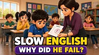 Thumbnail: Max Made a Big Mistake Before His Exams | Easy English Listening for Beginners (A1–A2)