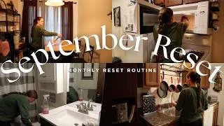 Thumbnail: September Monthly Reset 2025 | cleaning, goal setting, and reflecting