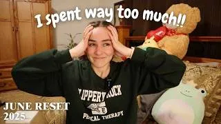 Thumbnail: June Financial Reset | recovering from a high spend month