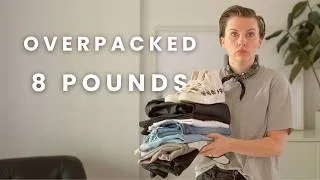 Thumbnail: Suitcase 8 Pounds Over, 7 Minutes to Fix It (Cuts Were Made)