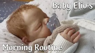 Thumbnail: Full Body Silicone Baby Video| Morning Routine With New Born Baby Elio🧸 Emilyxreborns 