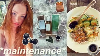 Thumbnail: maintenance routine (vlog) ˚🛁₊✧˚ | shower routine, skincare, haircare +