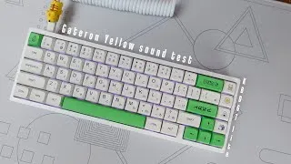 Thumbnail: gateron yellow sound test | standard & PRO | kbd67 lite