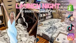 Thumbnail: LIVE ECOMMERCE LAUNCH NIGHT FOOTAGE | I was not expecting my Resort Wear Collection to do this well!