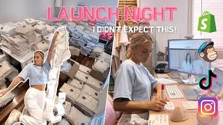 Thumbnail: LIVE LAUNCH FOOTAGE | Ecommerce Loungewear Launch Night | Em Lucin - Napoleon Wear