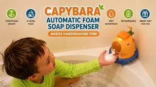 Thumbnail: Capybara Soap Dispenser Review 🧼 | Kids Actually WANT to Wash!