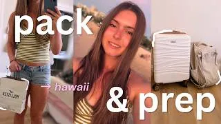 Thumbnail: PACK & PREP FOR HAWAII ☀️ shopping, outfit inspo, hawaii vlog