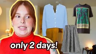 Thumbnail: I Only Have 2 Days to Finish My Travel Capsule Wardrobe