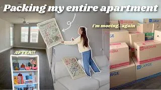 Thumbnail: i'm moving out of FL... PACK MY ENTIRE APARTMENT WITH ME