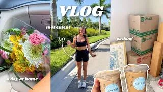 Thumbnail: VLOG: getting ready to move, realistic day, at home cooking, gym and more