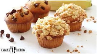 Thumbnail: Easy Brown Butter BANANA MUFFINS Recipe |  The BEST Banana Bread Muffins