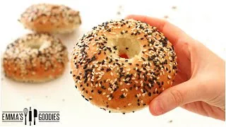 Thumbnail: Easy NO KNEAD Bagel Recipe | The Easiest Homemade NY Bagels