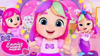 Thumbnail: 💇‍♀️ Emmie's Hair Salon MAKEOVER! 🎵 Every Hair Type is MAGICAL! ✨ |  Emmie's Mermaid Craft Corner