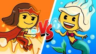Thumbnail: Super Girl Vs Mermaid | emojitown