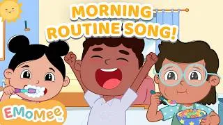 Thumbnail: This Is The Way ☀️ Morning Routine Song For Kids | Nursery Rhyme for Kids | EMoMee