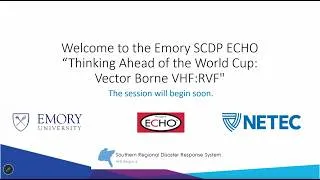 Thumbnail: Thinking Ahead of the World Cup:Vector Borne VHF: RVF