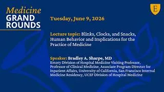 Thumbnail: June 9, 2026 MGR video- Bradley A. Sharpe, MD