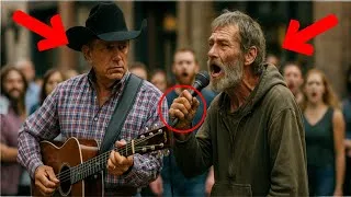 Thumbnail: George Strait Gave a Homeless Man a Chance to Sing — and America Stopped to Watch…