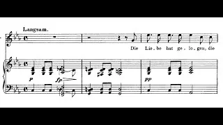 Thumbnail: "Die Liebe hat gelogen" by Franz Schubert. Piano Part.