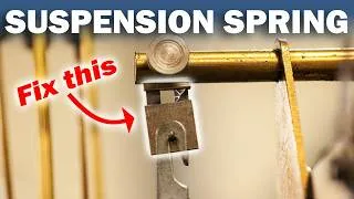 Thumbnail: How to replace a Mechanical Clock Suspension Spring - Clock repair tutorial (INTERMEDIATE LEVEL)