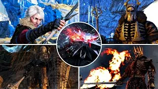 Thumbnail: Witcher 3 - All Wild Hunt Bosses & Ending With Cutscenes - 4K 60FPS