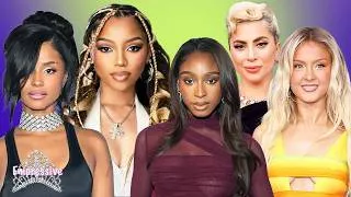 Thumbnail: Chloe Bailey SNAPS! Lady GAGA got mad at Normani & Zara Larsson? TYLA A Pop sales | FLO, Ravyn Lenae