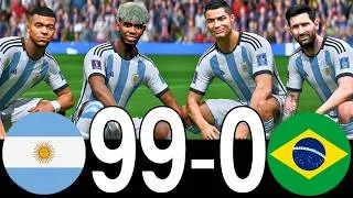 Thumbnail: RONALDO MESSI NEYMAR & MBAPPE | ALL STARS | ARGENTINA 100-0 BRAZIL | FIFA World Cup 2026 | FC 26