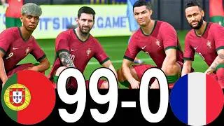 Thumbnail: RONALDO MESSI NEYMAR & MBAPPE | ALL STARS | PORTUGAL 100-0 FRANCE | FIFA World Cup 2026 | FC 26