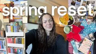 Thumbnail: reset with me for spring! 🌷 closet organization, junk journal, & prep for spring break!