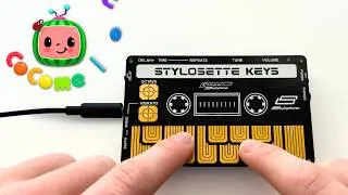 Thumbnail: Cocomelon OUTRO logo effect on cool instruments!