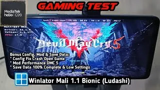 Thumbnail: Devil May Cry 5 | Config Fix Crash & Save Data 100% | Winlator Mali 1.1 Bionic | Mediatek Helio G99