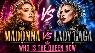 Thumbnail: MADONNA vs LADY GAGA — WHO IS THE QUEEN NOW? 👑 | Epic AI Concept Video 4K