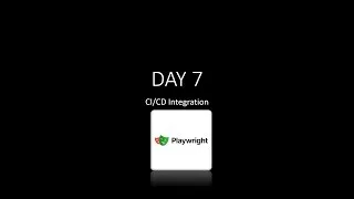 Thumbnail: Playwright CI/CD Tutorial - GitHub Actions Test Automation | Day 7