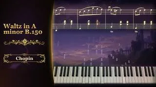 Thumbnail: Waltz in A minor B.150 – Chopin | Solo Piano with Synchronized Score