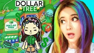 Thumbnail: I BUILT A DOLLAR TREE STORE in Toca Life World ⭐ | *NO VOICES*🎙️ | Build Ideas