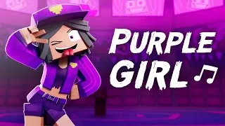 Thumbnail: "Purple Girl" (I'm Psycho) [VERSION B] - Minecraft Animation Music Video