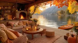 Thumbnail: 🎹 Autumn Lakeside Cabin 🍂 | Soft Piano Music, Cozy Fireplace & Peaceful Lake Views for Relaxation