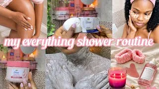 Thumbnail: EVERYTHING SHOWER ROUTINE🧼🛁🎀 body care, skincare, smell good 💖