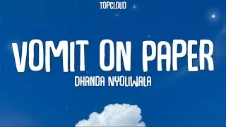 Thumbnail: Vomit On Paper (Lyrics) - Dhanda Nyoliwala | Latest Song